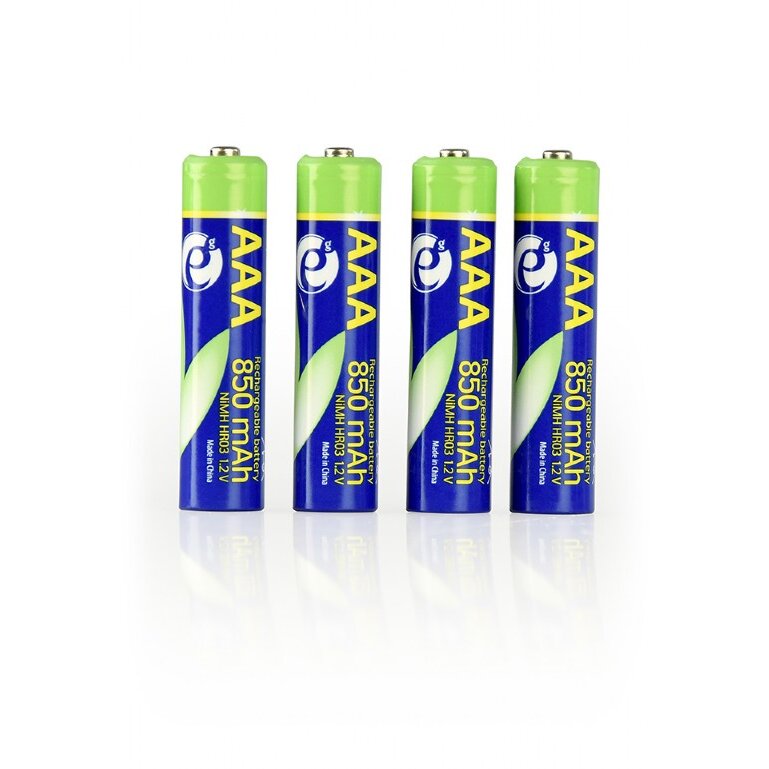 Baterii AAA (R3) 1.2V NiMH 850mAh 4Buc Albastru/Verde