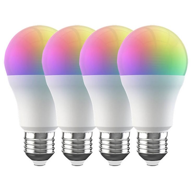 Bec LB4E27-4PC, RGB, Control vocal, 10W, 800 lm, E27, WiFi