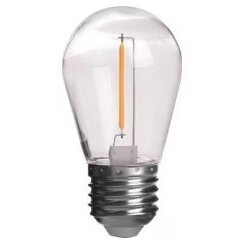 Bec Led Cob Pentru Ghirlande Luminoase E27 Alb Cald 1W 60Lm Set 5 Bucati