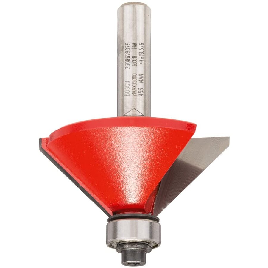 Bosch Chamfer cutter Expert for Wood, O 44mm, 45° (ball bearing, double-edged)