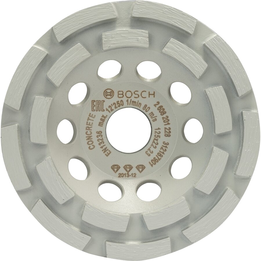 Bosch diamond cup wheel Best for Concrete, 125mm, grinding wheel (bore 22.23mm, for concrete and angle grinders)
