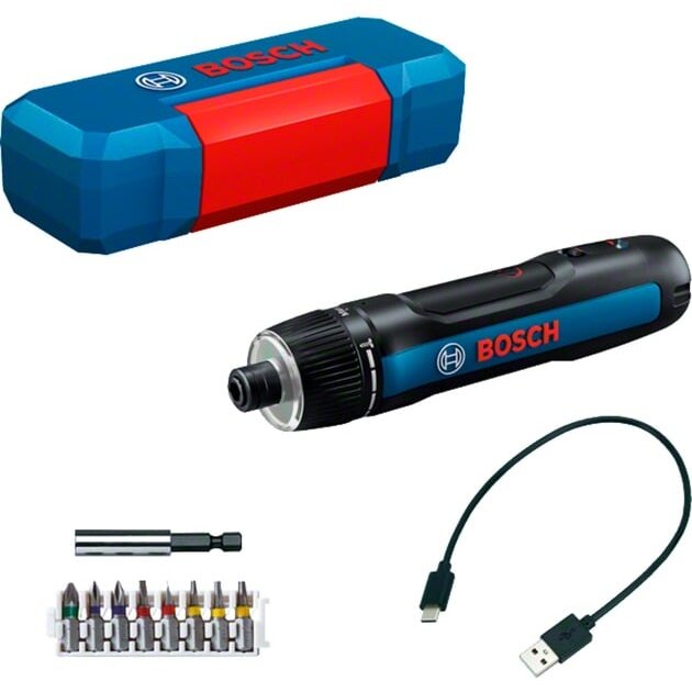 Bosch GO 3 Professional cordless screwdriver, 3.6 volts (blue/black, in mini case)