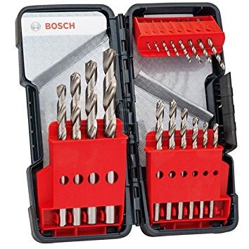Bosch HSS twist drill set PointTeQ - 135 - 18 pieces