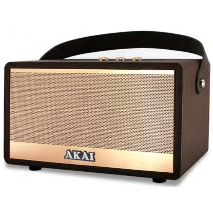 Boxa Portabila M7 Storm Radio FM 70W Bej/Maro