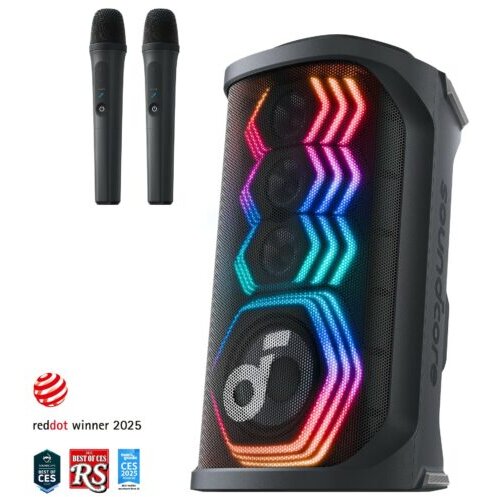 Boxa Portabila Soundcore Rave 3S (A31A3012) Bluetooth 5.4 2 Microfoane Wireless AUX USB-C IPX4 200W Negru
