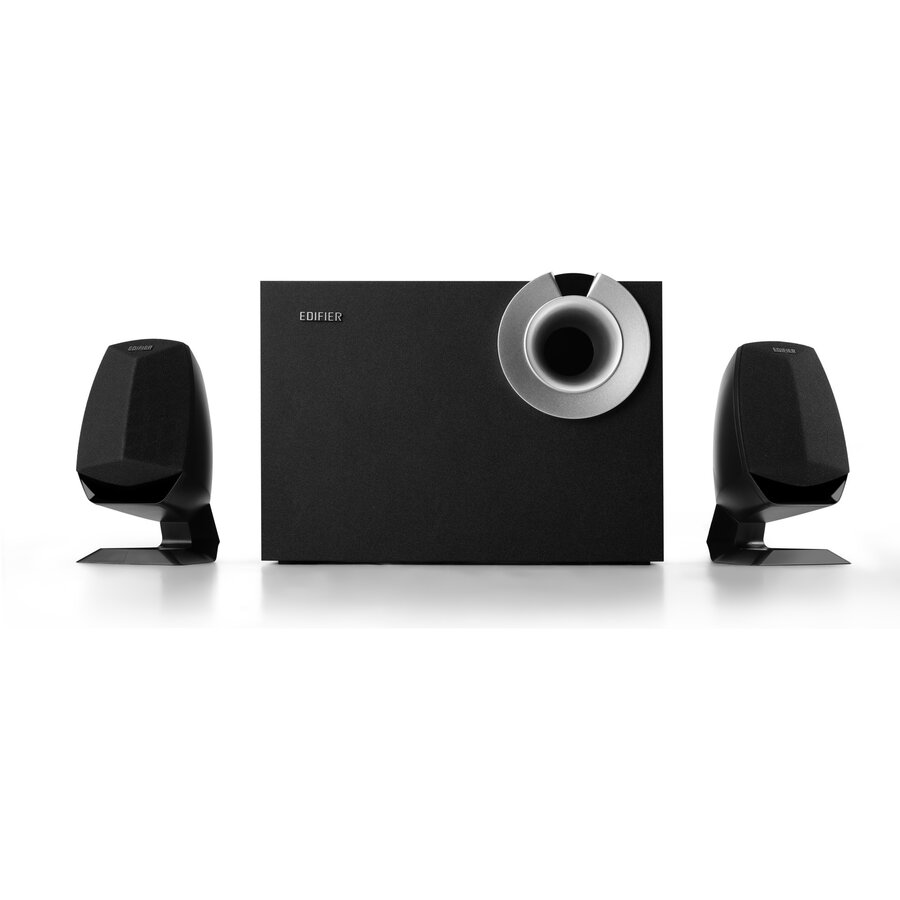 Boxe 2.1 RMS 34W (2 x 8W + 1 x 18W) Bluetooth Volum Bass Raport Semnal-Zgomot Negru