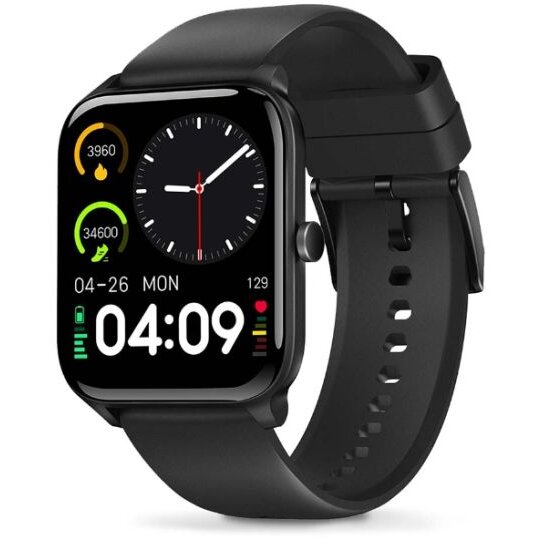 Bratara Fitness Ritm Cardiac Ecran 1.69inch Apelare prin Bluetooth IP68 Negru