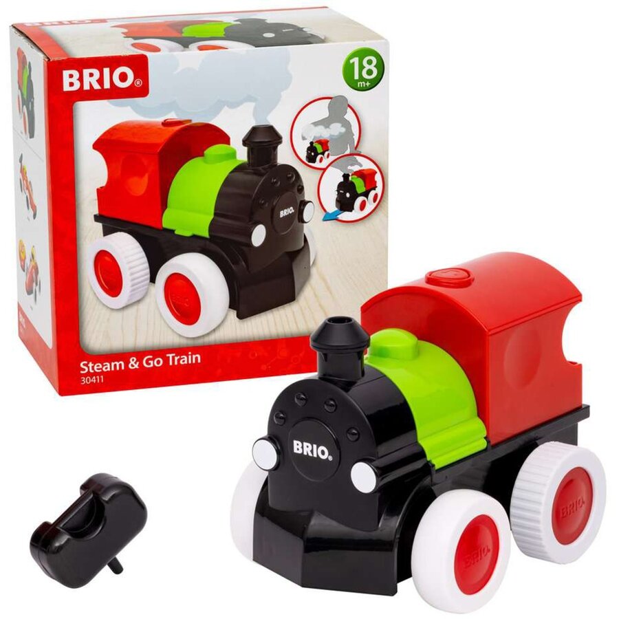 BRIO Push & Go Train with Steam, Toy Vehicle