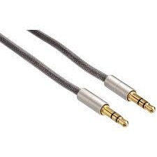 Cablu Audio 3.5 mm Jack Plug - Plug Stereo Gold-Plated Ultra-Thin 0.5 m