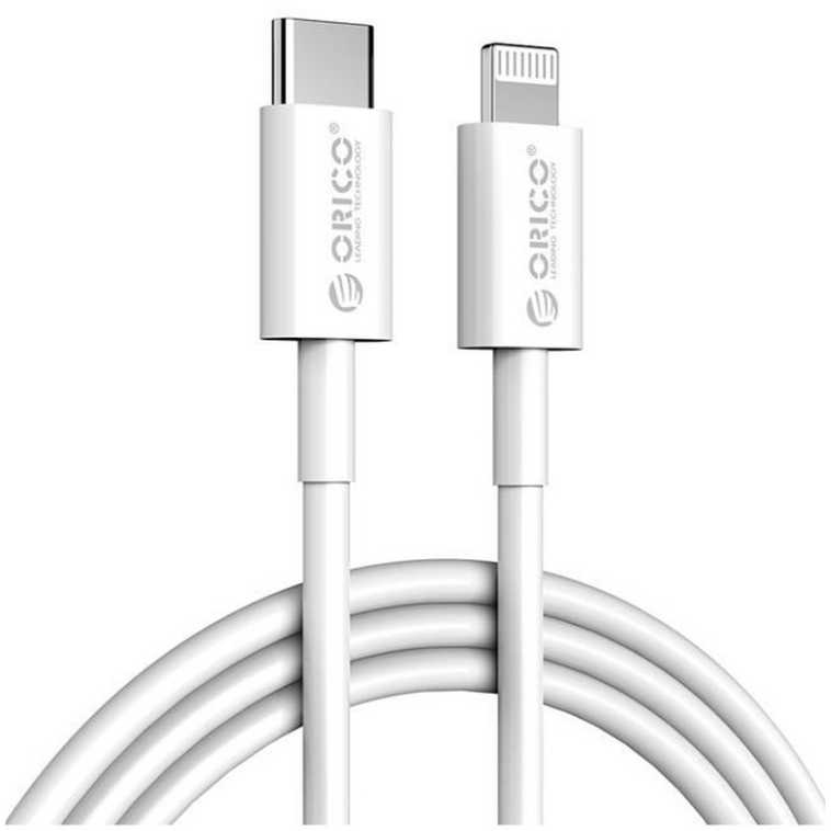 Cablu Date / Adaptor CL01-10 Type-C - Lightning 1m Alb