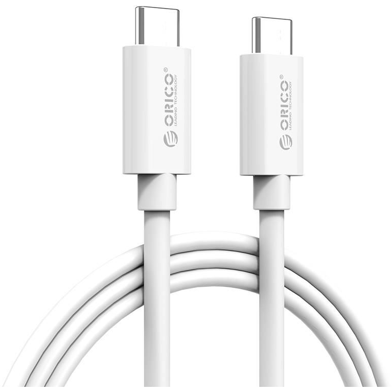 Cablu Date / Adaptor CTC100-10 USB Type-C - USB Type-C 1m Alb