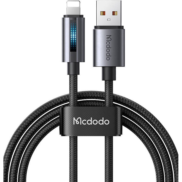Cablu Date CA-5660 USB-A  Lightning  1.2m  Negru