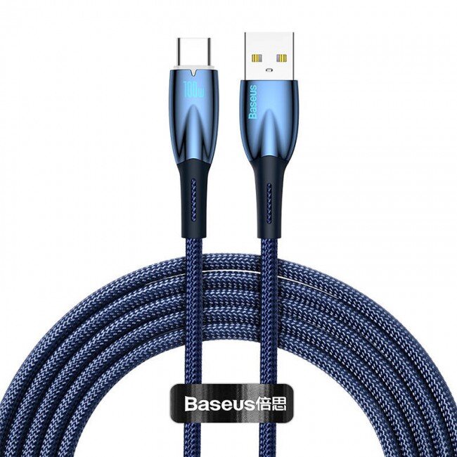 Cablu Date Glimmer USB-USB-C 100W 2m  480Mbps Albastru