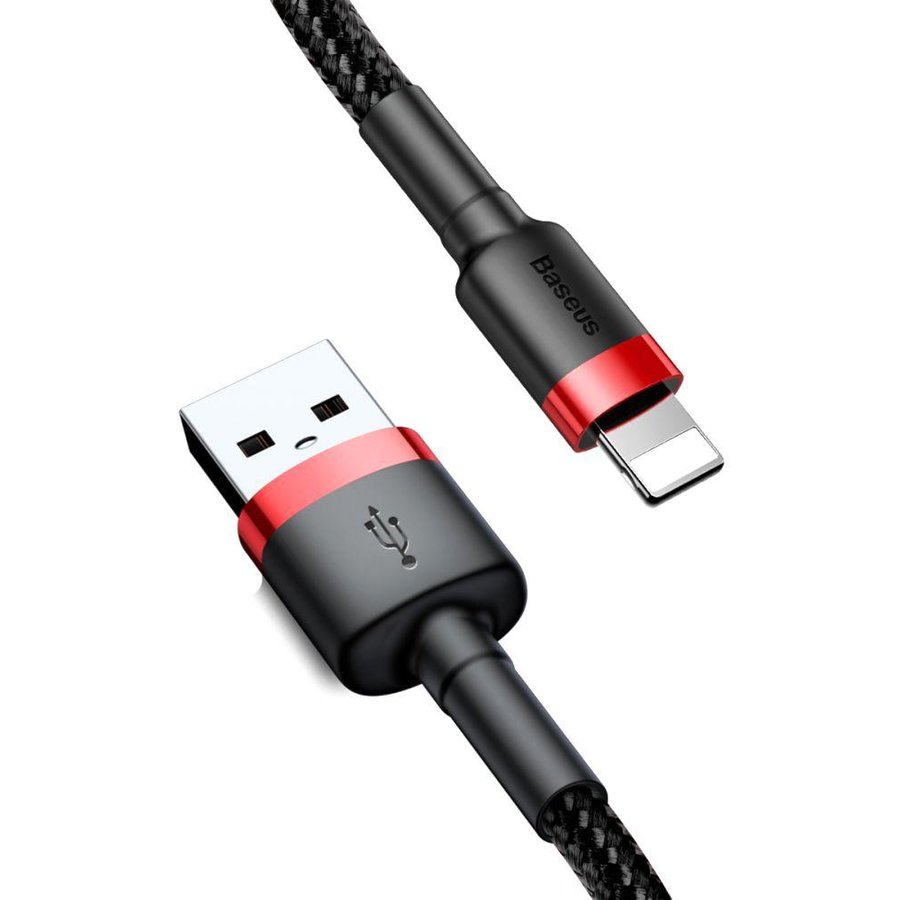 Cablu Date Lightning  Cafule 2.4A 1m Rosu