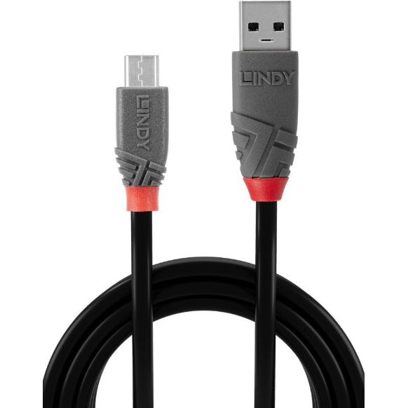 Cablu Date USB 2.0 Type A - MicroUSB  5m Negru