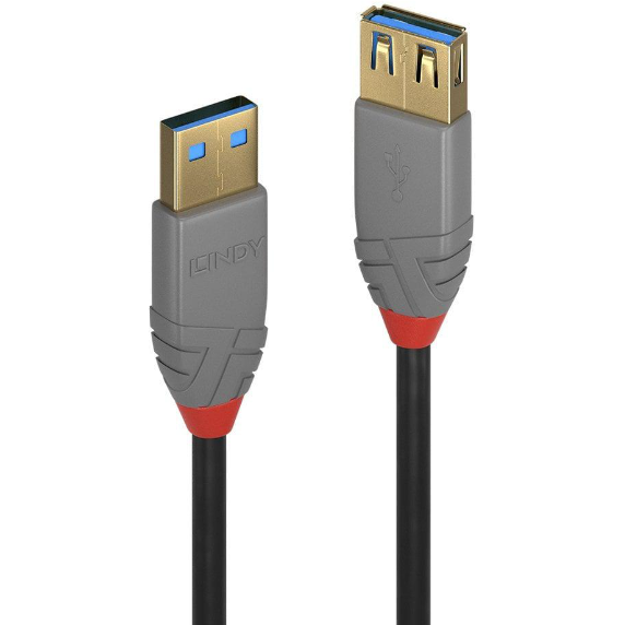 Cablu Date USB 3.2 tip A - USB 3.2 tip A 1m Negru