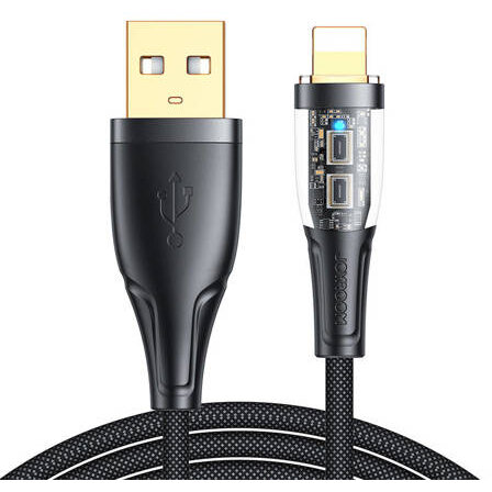 Cablu Date USB-A Lightning 2,4A 1,2m Joyroom S-UL012A3 Negru