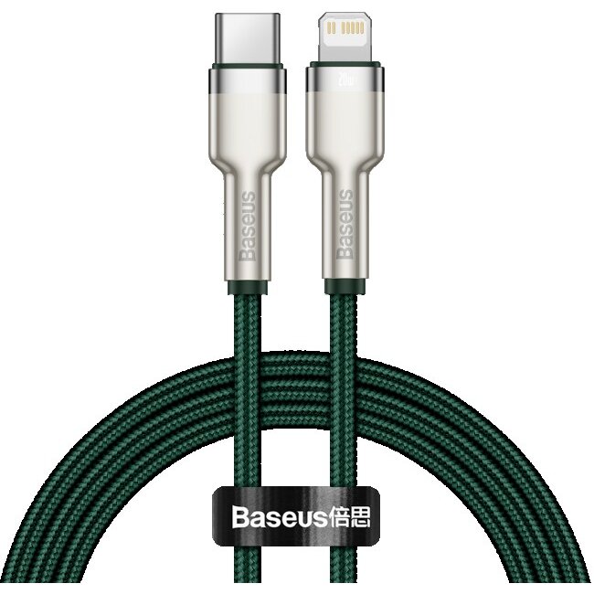 Cablu Date USB-C - Lightning   PD 20W 2m  Verde