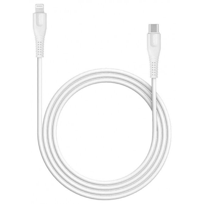 Cablu Date USB-C Lightning 18W  1.2m Alb