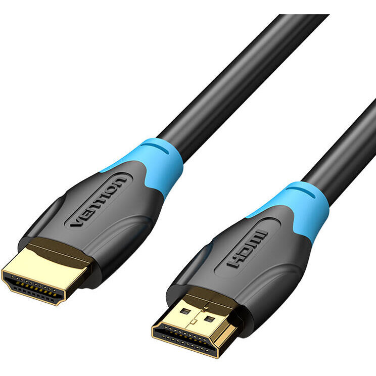 Cablu de date AACBI, HDMI 2.0 tata - HDMI 2.0 tata, 4K, 60Hz, 3D, HDR, 3m, Negru