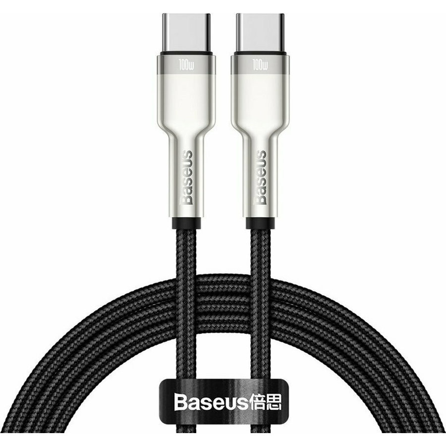 Cablu de date Cafule USB-C - USB-C 1m Black