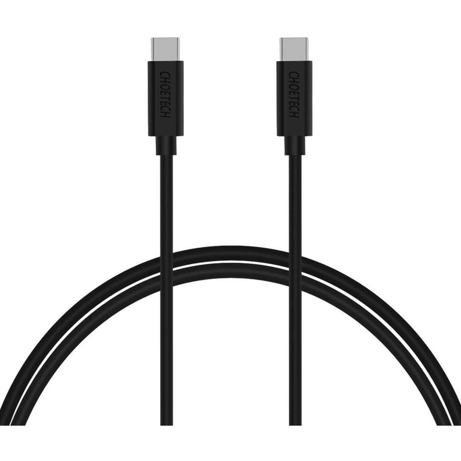 Cablu de Date CC0002 USB-C la USB-C 1m Negru