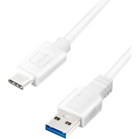 Cablu de date CU0175 USB 3.2 USB-A la USB-C 1.5m White