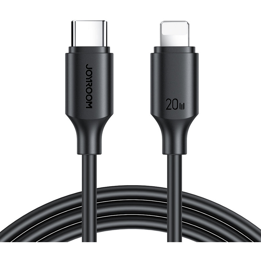 Cablu de date S-CL020A9, USB Type-C/Lightning, PD 20W, 1m, Negru
