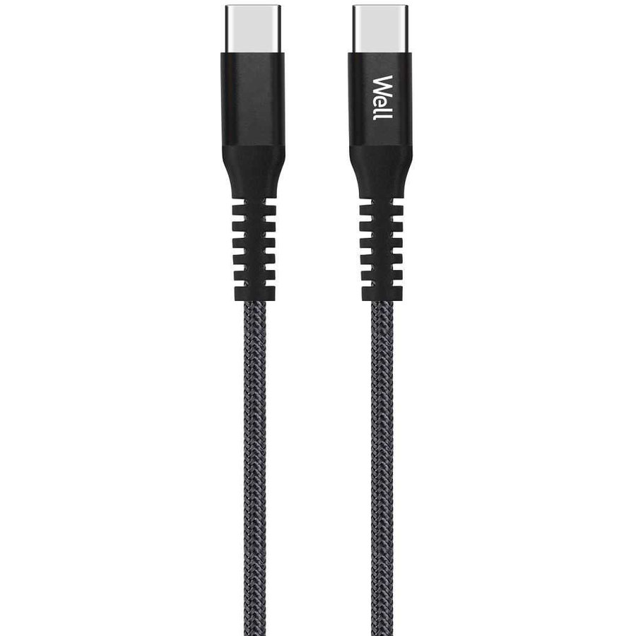 Cablu de Date si Incarcare USB-C la USB-C 1m 20V/3A 60W Negru