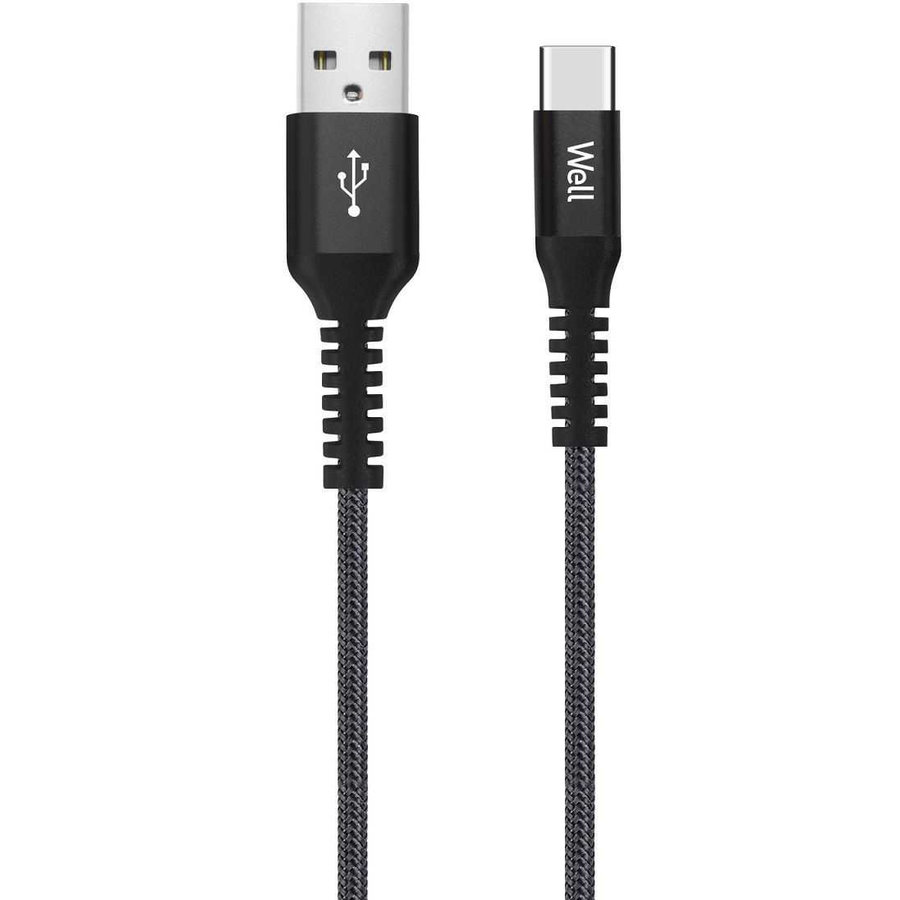 Cablu de Date si Incarcare USB la USB-C 1m 5A Negru