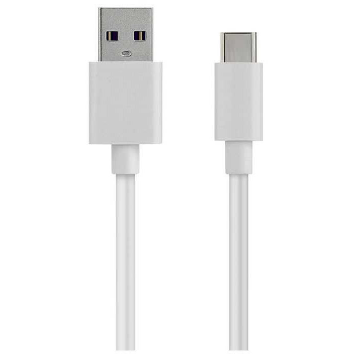 Cablu de Date si Incarcare USB la USB-C 2A 1m Alb
