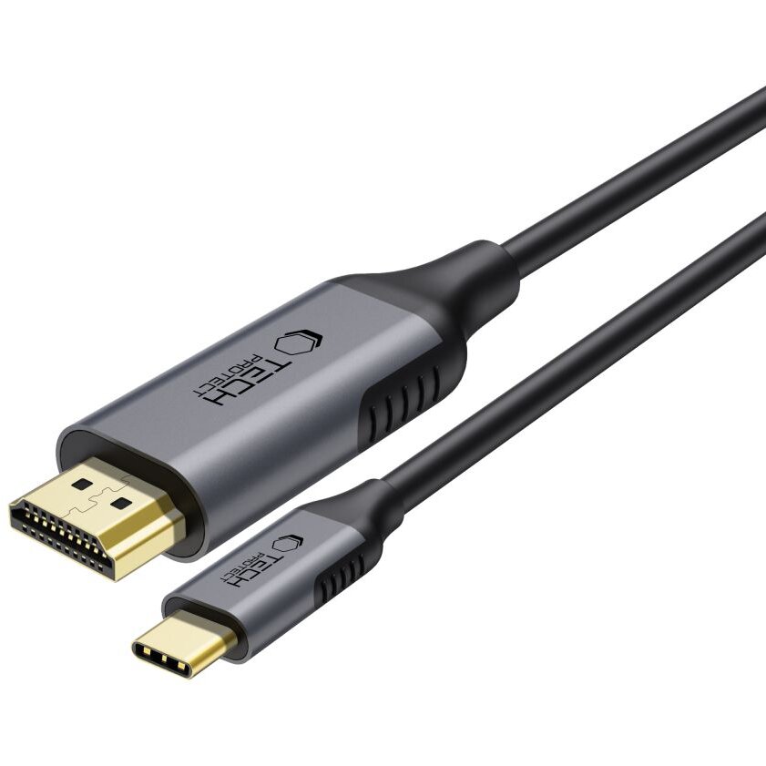 Cablu de date UltraBoost, USB-C 3.0 tata la HDMI 2.0 tata, 4K, 60Hz, 1.8m, Negru