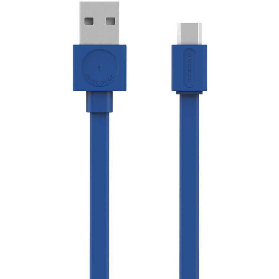 Cablu de Date USB2.0 la MicroUSB 1.5m Albastru