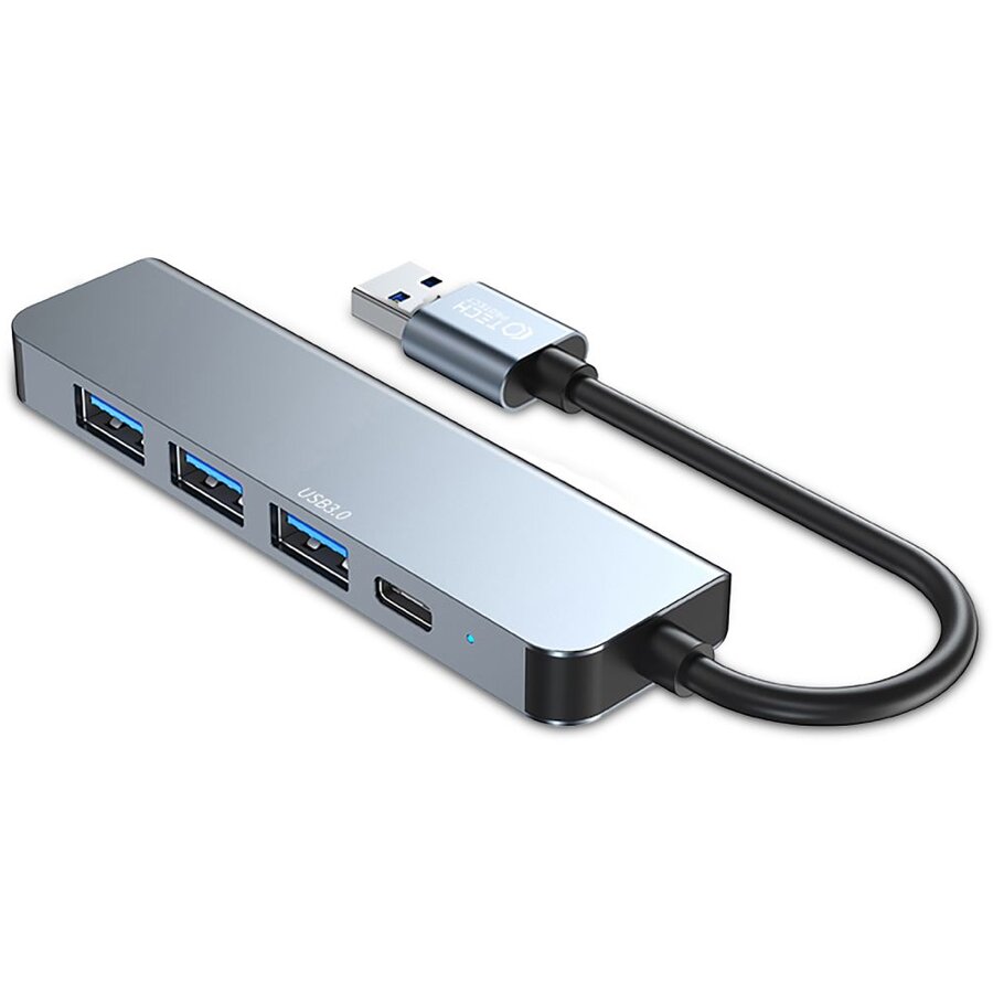 Cablu de date V0, USB - 3x USB 2.0, 1x USB 3.0, 1x USB Type-C, Gri