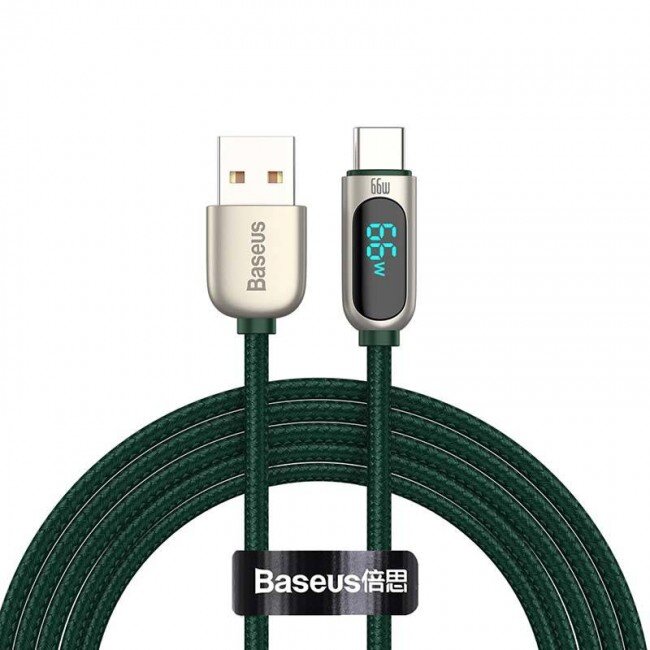 Cablu Display USB  USB-C  66W  1m  Verde