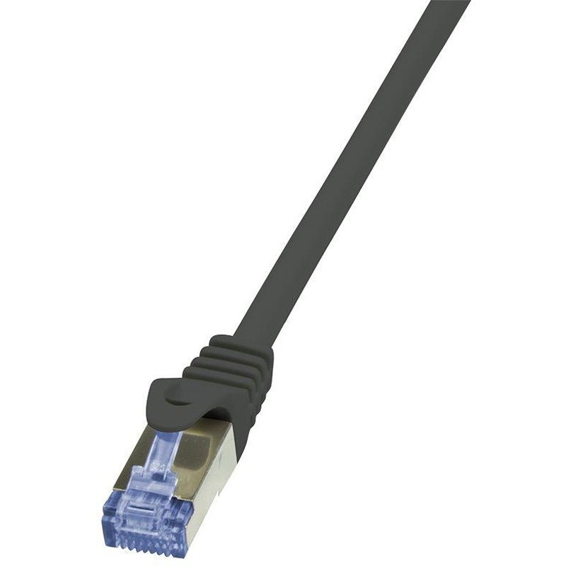 Cablu retea Patchcord Cat 6A 10G S/FTP PIMF PrimeLine 2m negru