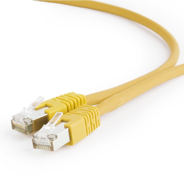 Cablu retea Patchcord RJ45 Cat 6A SFTP LSZH 2 m Galben