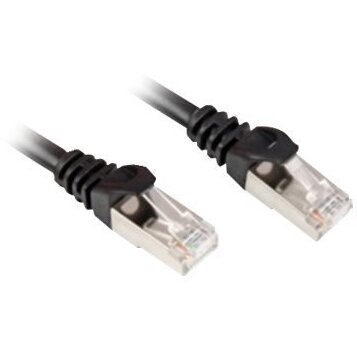 Cablu Retea S/FTP Cat 6 1.5m Black