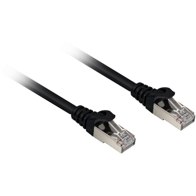 Cablu Retea S/FTP Cat 6A 3m Black