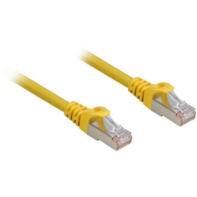 Cablu Retea S/FTP Cat 6A 5m Yellow