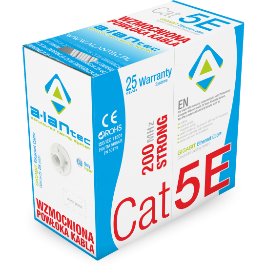 Cablu Retea U/UTP Cat 5E 305m Grey