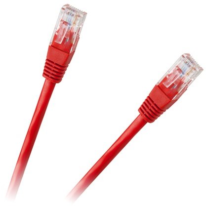 Cablu Retea UTP Cat 6E 1m Red