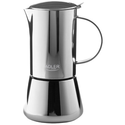 Cafetiera Italiana AD 4417 Pentru Aragaz Espresso 620ml Otel Inoxidabil