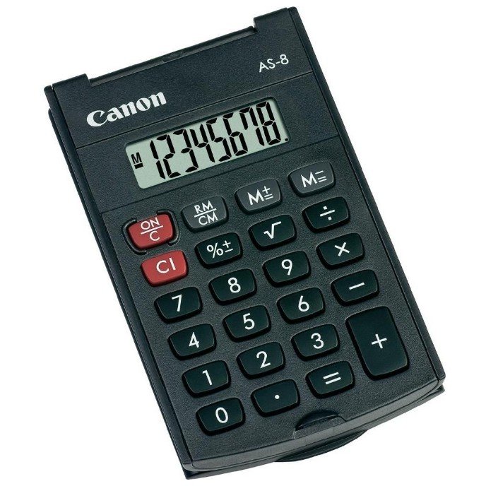 Calculator de Birou AS-8 Basic Negru