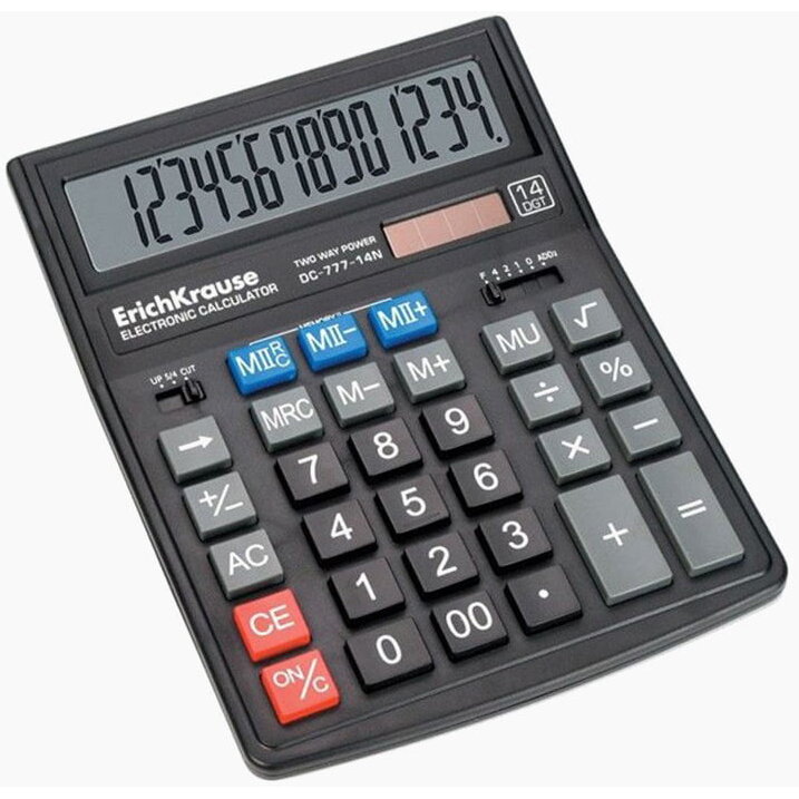 Calculator de Birou DC-777-14N Display LCD 14 Cifre Negru