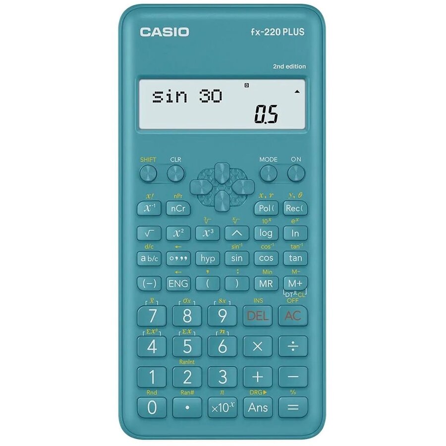 Calculator de Birou Stiintific fx-220 Plus-2 12 Cifre Albastru