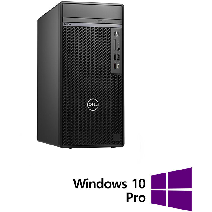 Calculator Refurbished  OptiPlex 7080 Tower, Intel Core i5-10500 3.10 - 4.50GHz, 8GB DDR4, 256GB SSD + Windows 10 Pro