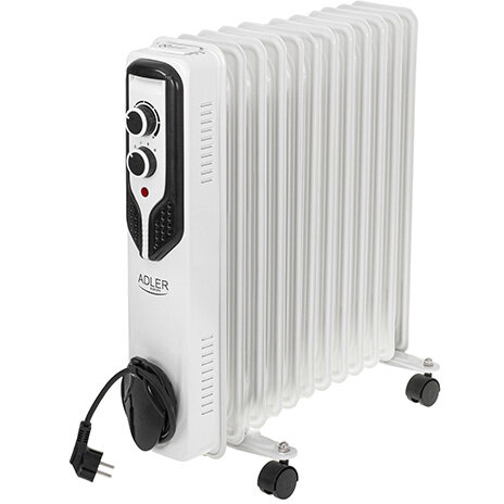 Calorifer Electric cu Ulei AD 7817 11 Elementi 3 Trepte de Putere 2500W Alb