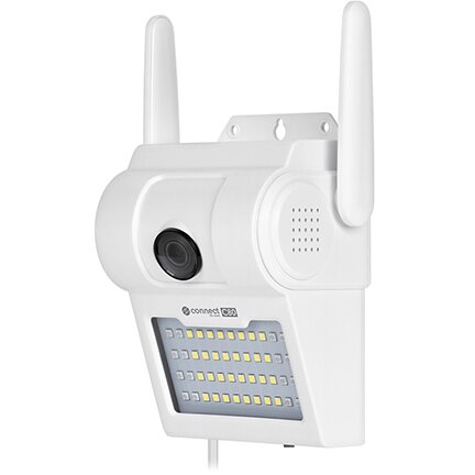 Camera de Supraveghere de Exterior Connect C80 (KM2212) Wi-Fi Spot LED Incorporat IP66 Alb