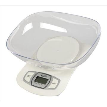 Cantar de Bucatarie AD 3137 5kg  1g Display LCD Auto-Zero / Auto-Off Bol Mare Alb